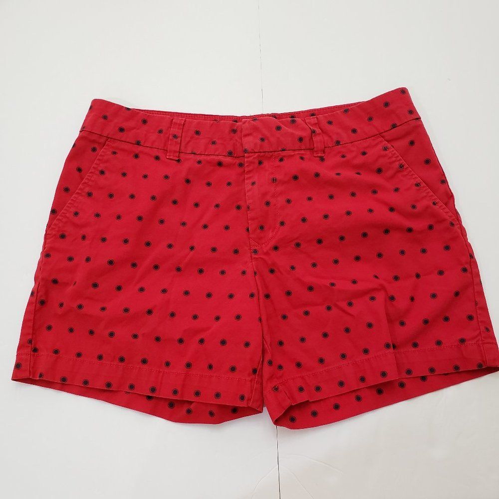 Tommy Hilfiger 100% Cotton Red Shorts in Size 6